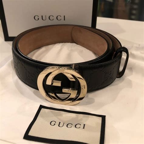 mens gucci belt poshmark|used women's authentic Gucci belts.